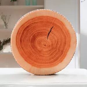 [비투비월드]숲속 통나무 방석 두꺼운 카페 쿠션 원형 바닥