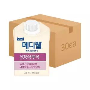 메디웰 엠디웰 신장식 투석 200ml 30팩(1박스) 환자균형식 영양보충