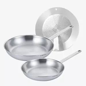 [쉐프윈]쉐프윈 316 커퍼코어 통5중 24cm 후라이팬+28cm 후라이팬 + 316 STS 멀티 후라이팬커버