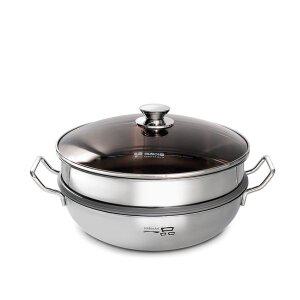 [신세계몰]키친아트 일품 통3중 스테인레스 찜냄비 찜솥 30cm