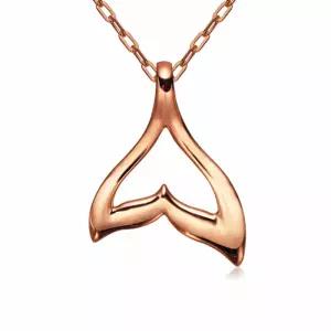 14K 볼륨 펀칭 고래꼬리 체인 목걸이 NPN40102