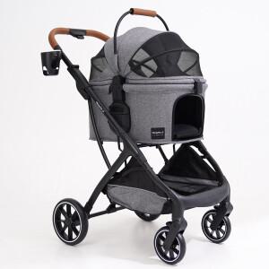유봉펫 강아지 고양이 유모차 분리형 개모차 4in1