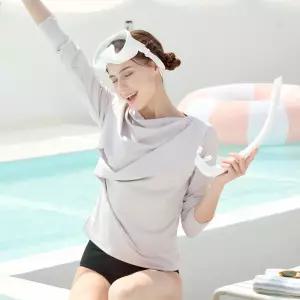 디웨이브 이지다이브 여행용 폴딩 스노쿨링 마스크 수경 물안경 스노클링 프리다이빙 세트 