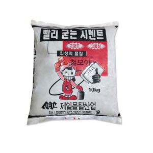 빨리굳는 급결 몰탈 시멘트 10kg 보수 공사 건축 작업용 산업용 공업용 씨멘트 시맨트