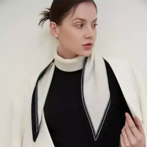 [정상가 59,000원] 엘르 데이린 울캐시 머플러 SE44MD301