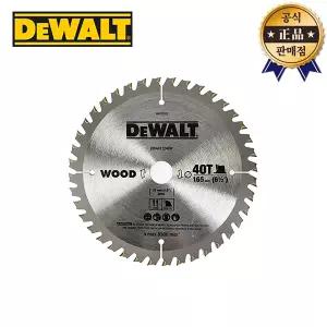 디월트 씬커프 원형톱날 DWA612240W 165mm 40날 1.6T 목공용 팁쏘