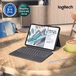 로지텍코리아 Combo Touch iPad Pro 13인치 M4용 키보드 케이스