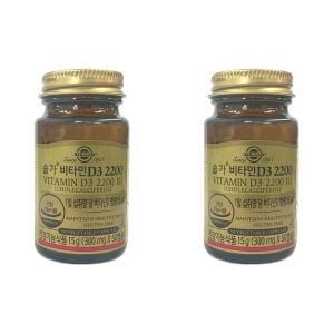 [솔가] 비타민D3 2200IU 300mg x 50캡슐 2개-SDL-