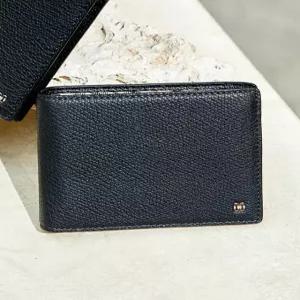 닥스 액세서리 25FW [반지갑][ALEX][알렉스] 블랙 유럽 수입가죽 내부 체크 라인 포인트 DBWA5F853BK