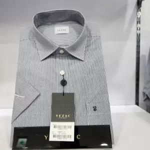 [예작] YJ3MBR211 스트라이프 면 폴리혼방 기본 일반핏 반팔셔츠_SC