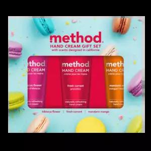 메소드 고보습 핸드크림 세트 만다린망고향 후레쉬커런트향 히비스커스향