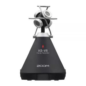 Zoom H3-VR 360° 오디오 녹음기, 레코드 앰비소닉스, 양쪽귀형, 스테레오, 배터리 구동, SD 카드에 녹음,