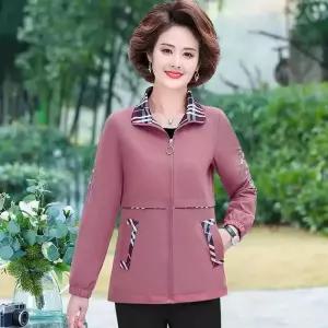여자잠바 바람막이아우터 엄마 봄 코트 패셔너블