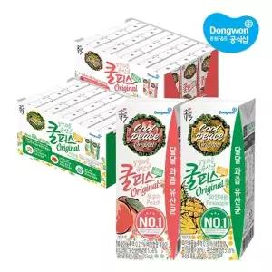 [동원] 쿨피스 복숭아 190ml x 15개 + 파인애플 190ml x 15개
