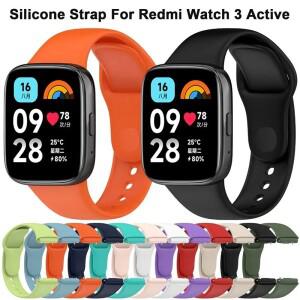 갤럭시워치 케이스레드미 워치 3 라이트 스마트 교체용 실리콘 스트랩 스포츠 팔찌 액티브 손목밴드 코레아