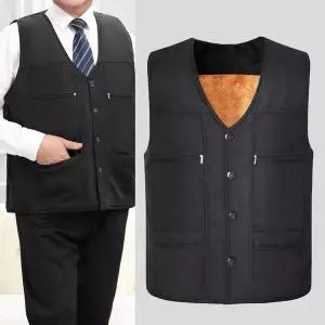 [하프클럽/]수납좋은융기모조끼 패딩조끼 방한조끼 남자조끼