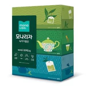 좋은 녹차가 각티슈 모나리자 180+30매 3입