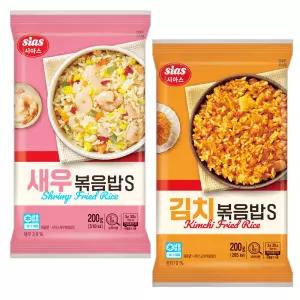 시아스 새우 볶음밥 200g + 김치 볶음밥 200g (5+5)
