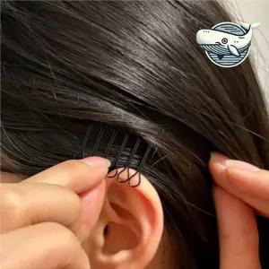 편리한 올림머리 헤어핀 짧은 헤어 고정 핀 잔머리고정핀 헤어고정핀