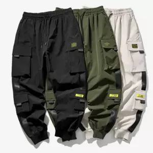 남자 카고 조거 팬츠 남성 밴딩 건빵 작업복 바지운동 레깅스 세트 요가 레이닝 헬스 홈의상 타이즈 용레깅