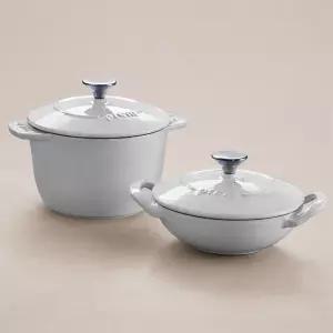 프렘 라이트그레이 무쇠냄비 택1 (16cm미니웍 /16cm라이스팟)