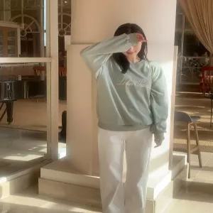 로투스 자수 맨투맨 / 맨투맨 후드티 레이어드 오버핏 기본티 스트라이프 데일리 캐주얼