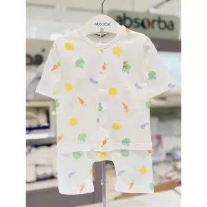 [압소바](본점)[압소바 26년SS 임신출산백일돌선물]배지 7부 내의(A1B10390)백IVORY