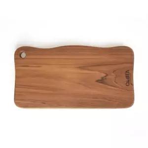 올비아 티크우드 통원목 도마 중