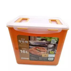 황토락 김치통 6호 특대 16L 핸들 밀폐 밀폐용기 절임 보관용기