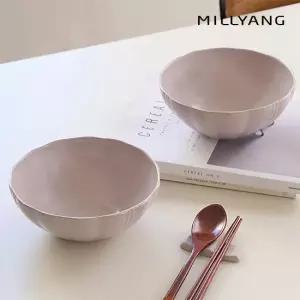 [로얄포드] 코지 면기 핑크 2P (라면그릇 우동기 떡국그릇)