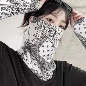귀걸이형 넥토시 여름용넥워머 자외선 마스크 목 토시 두건 여름용 여름용바라클라바