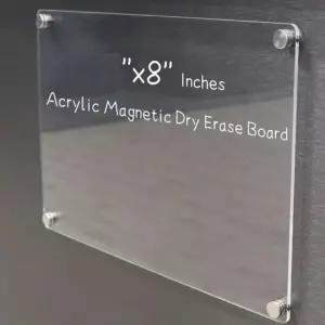 메모 붙이는 보드판 화이트보드 아크릴 냉장고 칠판 스케줄 투명 자석 미니