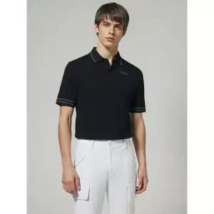 [아웃도어스/까스텔바작]남성 골프 카라 반팔 니트 에센셜 폴로_BGCMSW201BK