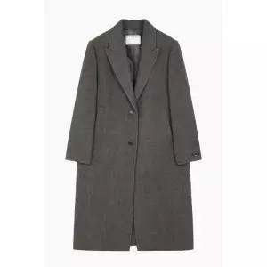 [롯데백화점]시슬리 해커스 트윌 싱글 투버튼 롱 코트 SACT83561