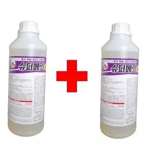 방역살충제 파워킬 슈퍼 메가유제1리터 2개 파리 모기 해충 연무 연막 분무 살충약