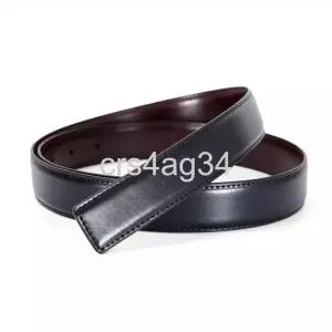  교체용 가죽 벨트 허리띠 몽블랑호환 소가죽 헤드리스 남성