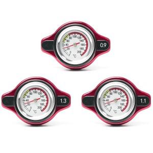 레드 써모 라디에이터 캡 탱크 커버  안전이 수온 게이지 0.9 바/1.1 바 자동차 차량용 호환 바이크 오토바