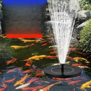 태양광 연못분수대 정원 조경 분수 미니 태양열 조명 수영장 야외 실내 분수대 폭포