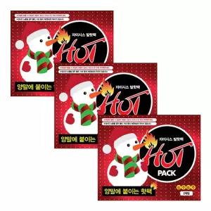 자이시스 붙이는 파스형 발난로 핫팩 2p X 30개/겨울/휴대용/손난로/발찜질/보온/신발/캠핑용/수능/배달용