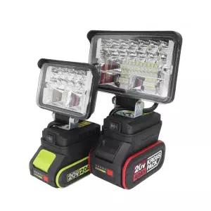 LED 작업등 무선 충전 라이트 배터리 호환 작업용 랜턴 낚시 캠핑용 야외 현장 조명