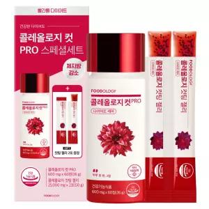 푸드올로지 빨간통 콜레올로지컷 프로 스페셜 60p + 컷팅 젤리 2p 세트 1세트