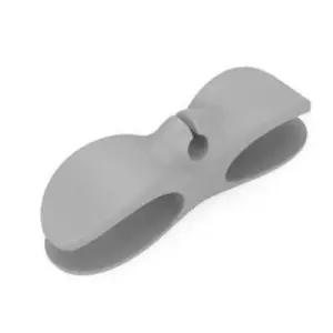 전기용품 멀티탭 전기 코드 정리 그레이 콘센트 홀더 선 걸이