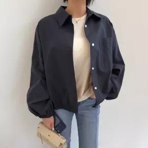 [미아마스빈]페이블 밴딩 셔츠자켓