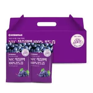 NFC착즙 100 포도즙 과일주스 원액 (100mlx30포) 1박스 (3박스 구매시 4박스 발송)