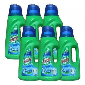 옥시크린 옥시크린 표백제 세탁세제 2L 리퀴드 6개 세탁보조제