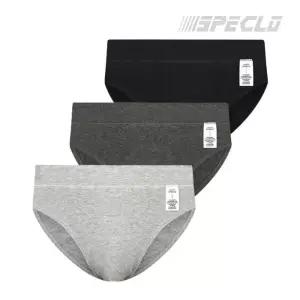 [트라이]스페클로 남성 면스판 삼각팬티 엘빈 브리프 SMPDF-580 3매입 세트