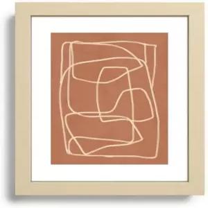 소사이어티6 추상 라인 아트 22 액자 프린트 - 사물 디자인의 모던 월 장식 캔버스 갤러리 품질 잉크가