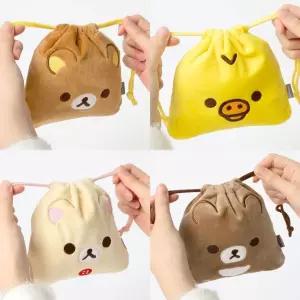 리락쿠마 코리락쿠마 키이로이리토 차이로이코구마 조리개 파우치 주머니 산엑스 굿즈 생일선물