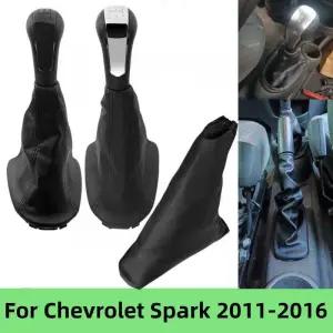 기어 시프트 노브 게이 터 부츠 커버 Chevrolet Chevy Spark 2011-2016 용 핸드 브레이크 주차