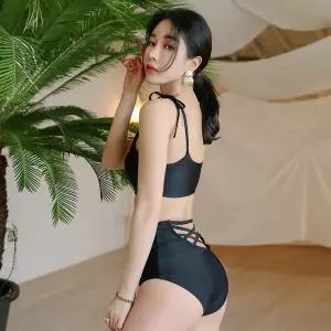 벤디스 마리엘 하이웨스트 비키니 투피스 수영복 F324 - F324_블랙 2307213 J